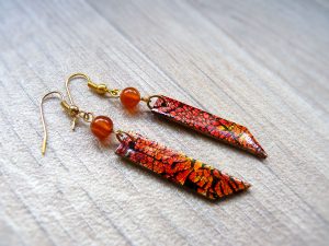Boucles « Dreams in Colors » – rouges