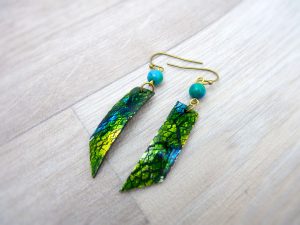 Boucles « Dreams in Colors » – vertes