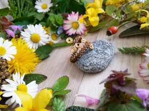 Bague réglable « Tressage ancestral – Dagmar »