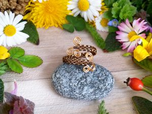 Bague réglable « Tressage ancestral – Dagmar »