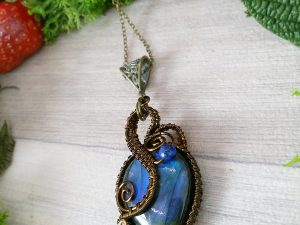 Collier réversible « Cœur triomphant »