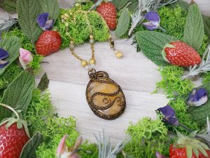 Collier réversible « Offrande au Soleil »