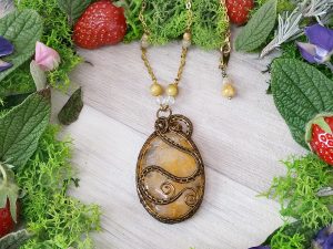 Collier réversible « Offrande au Soleil »