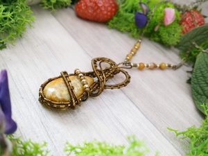 Collier réversible « Sous l’oranger »