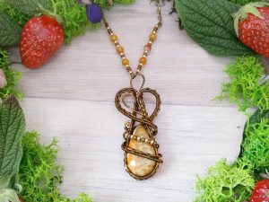 Collier réversible « Sous l’oranger »