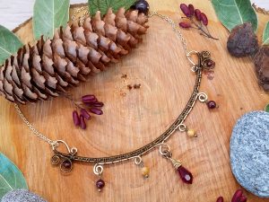Collier « Cristalline » rouge