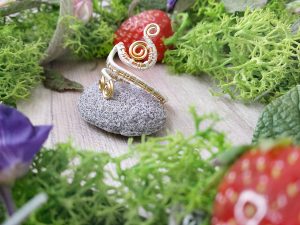 Bague réglable « Tressage ancestral – Alios »