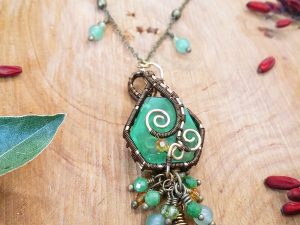 Collier réversible « Balade dans la Prairie »