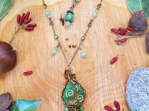 Collier réversible « Balade dans la Prairie »