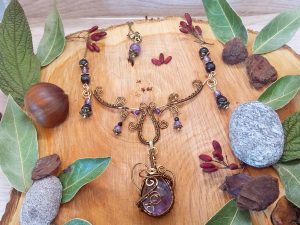 Pièce d’exception : collier « Rêve de Lavandière »