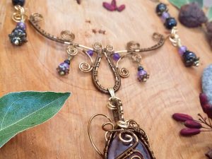 Pièce d’exception : collier « Rêve de Lavandière »
