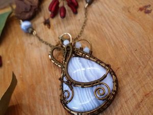Collier « Coeur des Landes gelées »