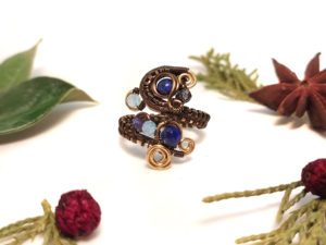 Bague ajustable unique « Le Retour du Marin »