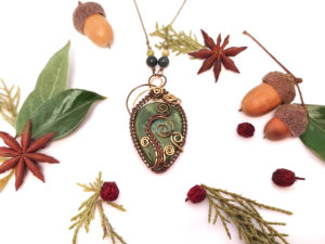 Collier unique « Présent de Déméter »