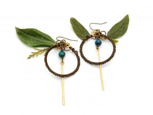 Boucles d’oreilles « Aiguille de Chronos »