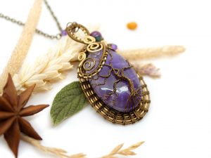 Collier « Promesse sous l’Aubépine »
