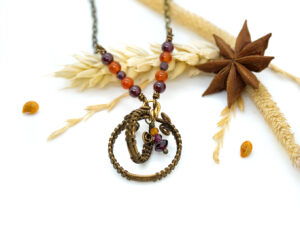Collier « Entrez dans la Ronde » – rouge