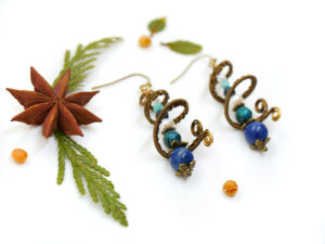 Boucles d’oreilles uniques : « Maelstrom »
