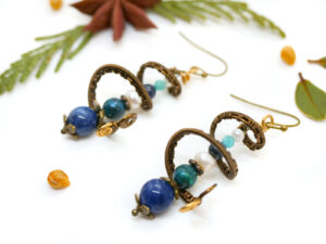Boucles d’oreilles uniques : « Maelstrom »