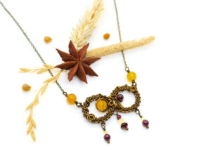 Collier unique : « Nœud Infini »