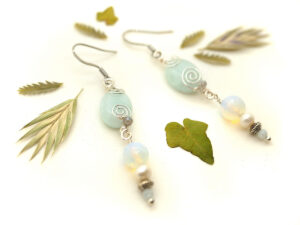 Boucles d’oreilles uniques : « Vue Fantomatique »