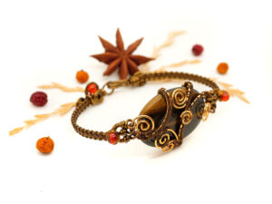 Bracelet « Marrons Chauds »