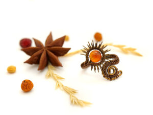 Bague unique : « Soleil d’Automne »
