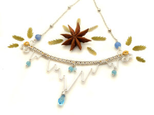 Collier unique : « Stalactites »