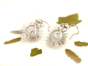 Boucles d’oreilles : « Flocons de Neige »
