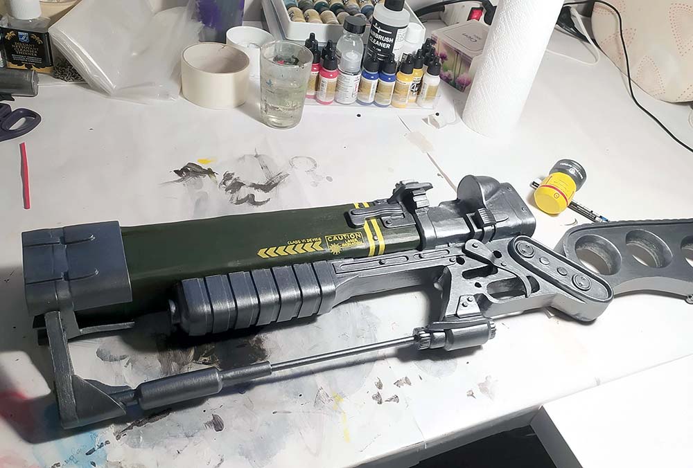 Work in progress - Cosplay Prop / Accessoire de cosplay : Fusil laser (Fallout)