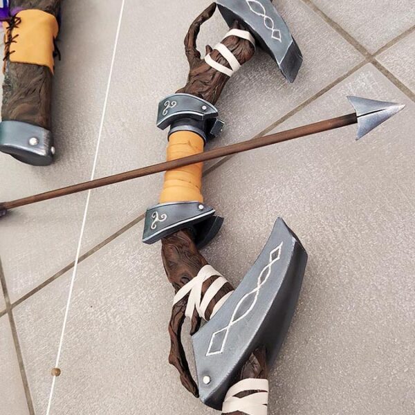 Cosplay Prop / Accessoire de cosplay : Arc et Carquois sylvestre (Création sur mesure)