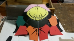 Cosplay SABER : Fabrication de l'armure poitrine (face avant)