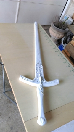 Cosplay SABER : Fabrication de l'épée Excalibur (sous-couches)