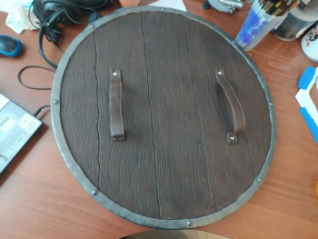 Bouclier viking (inspiration : assassin's creed valhalla) - Arrière