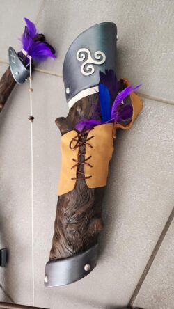 Cosplay Prop / Accessoire de cosplay : Arc et Carquois sylvestre (Création sur mesure)