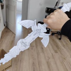 Work in Progress - Cosplay Prop / Accessoire de cosplay : Master Sword rongée (Zelda -Tears of the Kingdom)