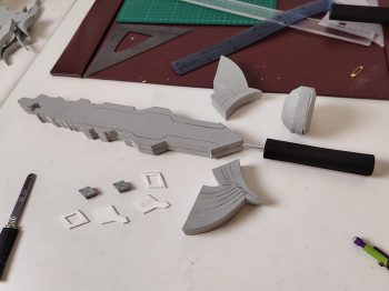 Work in Progress - Cosplay Prop / Accessoire de cosplay : Master Sword rongée (Zelda -Tears of the Kingdom)