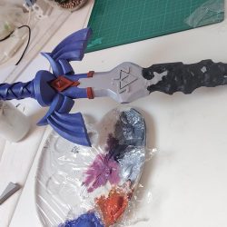 Work in Progress - Cosplay Prop / Accessoire de cosplay : Master Sword rongée (Zelda -Tears of the Kingdom)