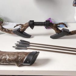 Work in Progress - Cosplay Prop / Accessoire de cosplay : Arc et Carquois sylvestre (Création sur mesure)