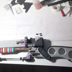 Work in progress - Cosplay Prop / Accessoire de cosplay : Fusil laser (Fallout)