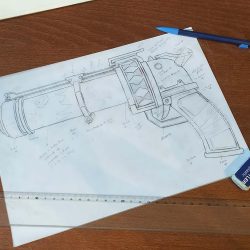 Work in progress - Cosplay Prop / Accessoire de cosplay : Pistolet de Jinx (Arcane - saison 1)